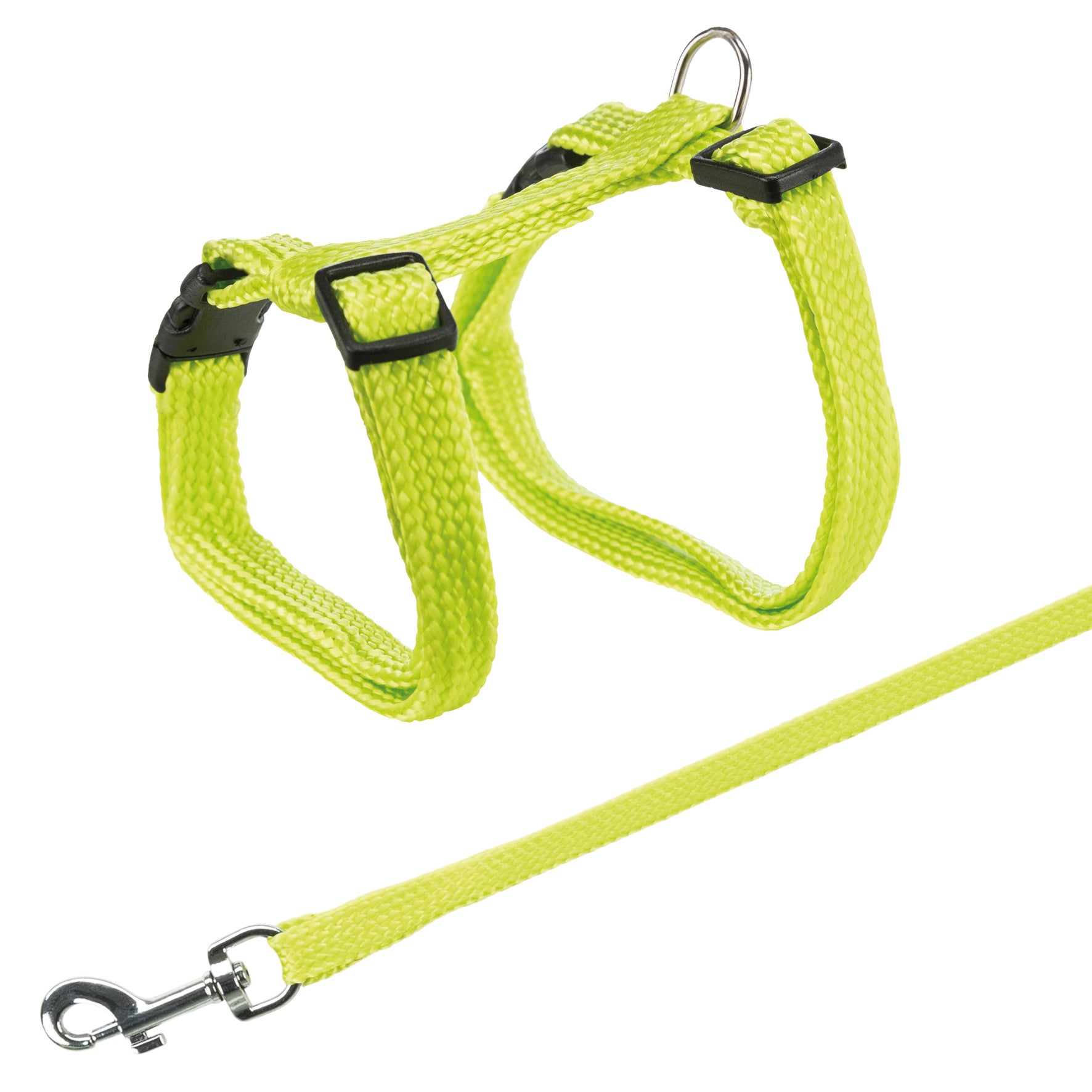cat harness with leash - Light Green